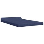 vidaXL Canapé-lit pliable Bleu 120 x 60 x 49 cm Tissu