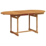 vidaXL Ensemble à Manger de jardin 7Pièces bois d'acacia solide textilène