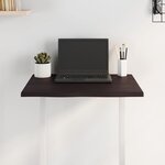 vidaXL Dessus de table bois chêne massif traité bordure assortie