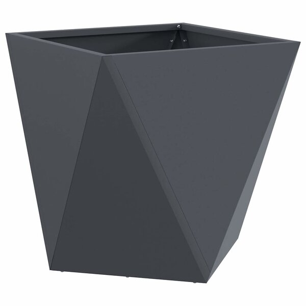 vidaXL Jardinière Anthracite 40 x 40 x 40 cm Acier
