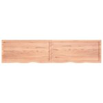 vidaXL Dessus de table marron clair bois chêne massif traité