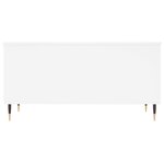 vidaXL Table basse Blanc 90x44 5x45 cm Bois d'ingénierie