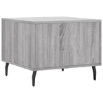 vidaXL Tables basses 2 Pièces sonoma gris 50x50x40 cm bois d'ingénierie