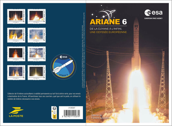Collector 8 timbres - Ariane 6 - Lettre Verte