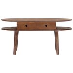 vidaXL Table basse 100x50x46 cm Bois d'acacia solide