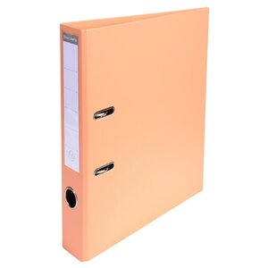 Classeur à levier PVC A4 D50mm PremTouch saumon x 10 EXACOMPTA