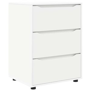 vidaXL Armoire de rangement Blanc 60 x 48 x 81 cm Bois d'ingénierie