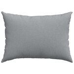 vidaXL Coussins de canapé 2 Pièces Gris clair 70 x 50 cm tissu