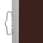 vidaXL Auvent latéral rétractable de patio 160x300 cm Marron