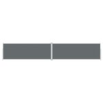 vidaXL Auvent latéral rétractable Anthracite 180x1000 cm
