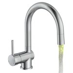 SCHÜTTE Mitigeur d'évier avec LED STELLA chrome