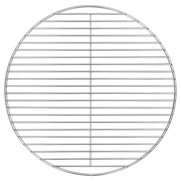 vidaXL Grille de BBQ Argent Ø43 cm Acier Inoxydable