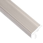 Vidaxl nez de marche forme en l 5 pcs aluminium 90 cm champagne