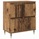 vidaXL Buffets 2 Pièces Bois ancien 120 x 35 x 70 cm Bois d'ingénierie