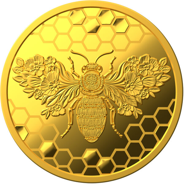 Monnaie GOLD BEE 1/25 Oz Or 5$ Niue 2026 (PRÉCOMMANDE)