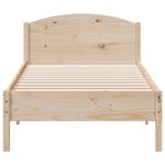 vidaXL Cadre de lit sans matelas 90x200 cm bois de pin massif