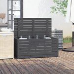 vidaXL Boîte de jardin gris 101x50 5x46 5 cm bois massif de pin