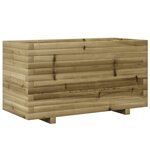 vidaXL Jardinière 90x40x49 5 cm bois de pin imprégné