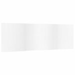vidaXL Cloison de séparation blanc largeur 600 cm hauteur 165 cm bambou