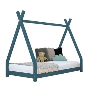 Lit tipi enfant NAKANA 80 x 160 vert pétrole