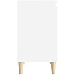 vidaXL Meuble d'évier blanc 58x33x60 cm bois d'ingénierie