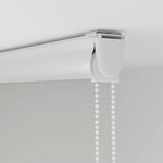 vidaXL Store enrouleur de douche avec cassette largeur du tissu 76 cm