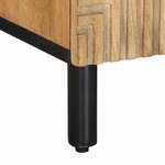 vidaXL Meuble TV marron 105x33x46 cm Bois massif de manguier