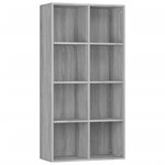 vidaXL Bibliothèque/Buffet Sonoma gris 66x30x130 cm Bois d'ingénierie