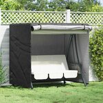 vidaXL Housse de meubles d'extérieur 175 x 125 x 160 cm Tissu 600D