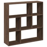 vidaXL Étagère séparatrice de pièce chêne marron 102x29x103 5 cm