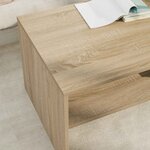 vidaXL Table basse Chêne Sonoma 100 x 50 x 40 cm Bois d'ingénierie