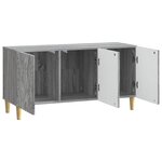 vidaXL Meuble TV 99 x 34 5 x 50 cm Sonoma gris Bois d'ingénierie