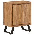 vidaXL Buffet avec 2 portes 55x36x72 cm bois massif d'acacia