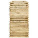 vidaXL Lit surélevé 100x50x100 cm Bois de pin imprégné