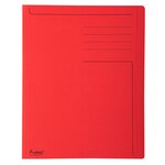 Chemise Rigide À Bord Décalé Forever® 280g/m2 Avec Impression - 24x32cm - Rouge - X 100 - Exacompta