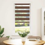 vidaXL Store zèbre marron 65x150 cm largeur du tissu 60 9 cm polyester