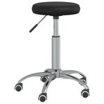 vidaXL Chaise pivotante de bureau Noir Similicuir