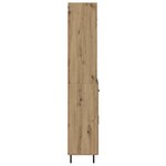 vidaXL Haut Armoire avec tiroir Chêne artisanal 69 5 x 34 x 180 cm