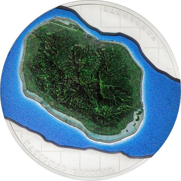 Monnaie 60 YEARS OF SELF-GOVERNMENT Rarotonga 1 Kg Kilo Argent 100$ Cook Islands 2025 (PRÉCOMMANDE)