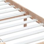 vidaXL Cadre de lit sans matelas bois massif 140x200 cm