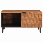 vidaXL Table basse Marron 80 x 50 x 40 cm Bois de mangue massif