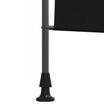 vidaXL Store Roulant Extérieur Noir 150 x 270 cm