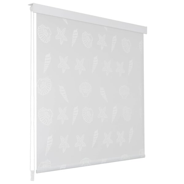 vidaXL Store roulant de douche 160x240 cm Étoile de mer