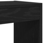 vidaXL Bibliothèque Chêne noir 40 x 30 x 198 cm Bois d'ingénierie