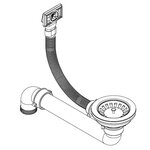 vidaXL Évier de cuisine Granit Seul lavabo Beige