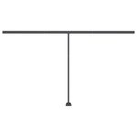 vidaXL Auvent automatique sur pied 450x350 cm Orange/marron