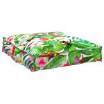 vidaXL Set de coussins de palette 2 Pièces Jungle tropicale Tissu Oxford