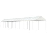 vidaXL Belvédère avec toit blanc 20 07x2 28x2 69 m polyéthylène