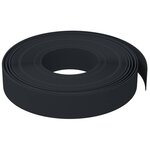 vidaXL Bordures de jardin 4 Pièces noir 10 m 10 cm polyéthylène