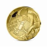 Tour de France 2025 – Carte étape - Monnaie de 50€ 1/4 Oz or